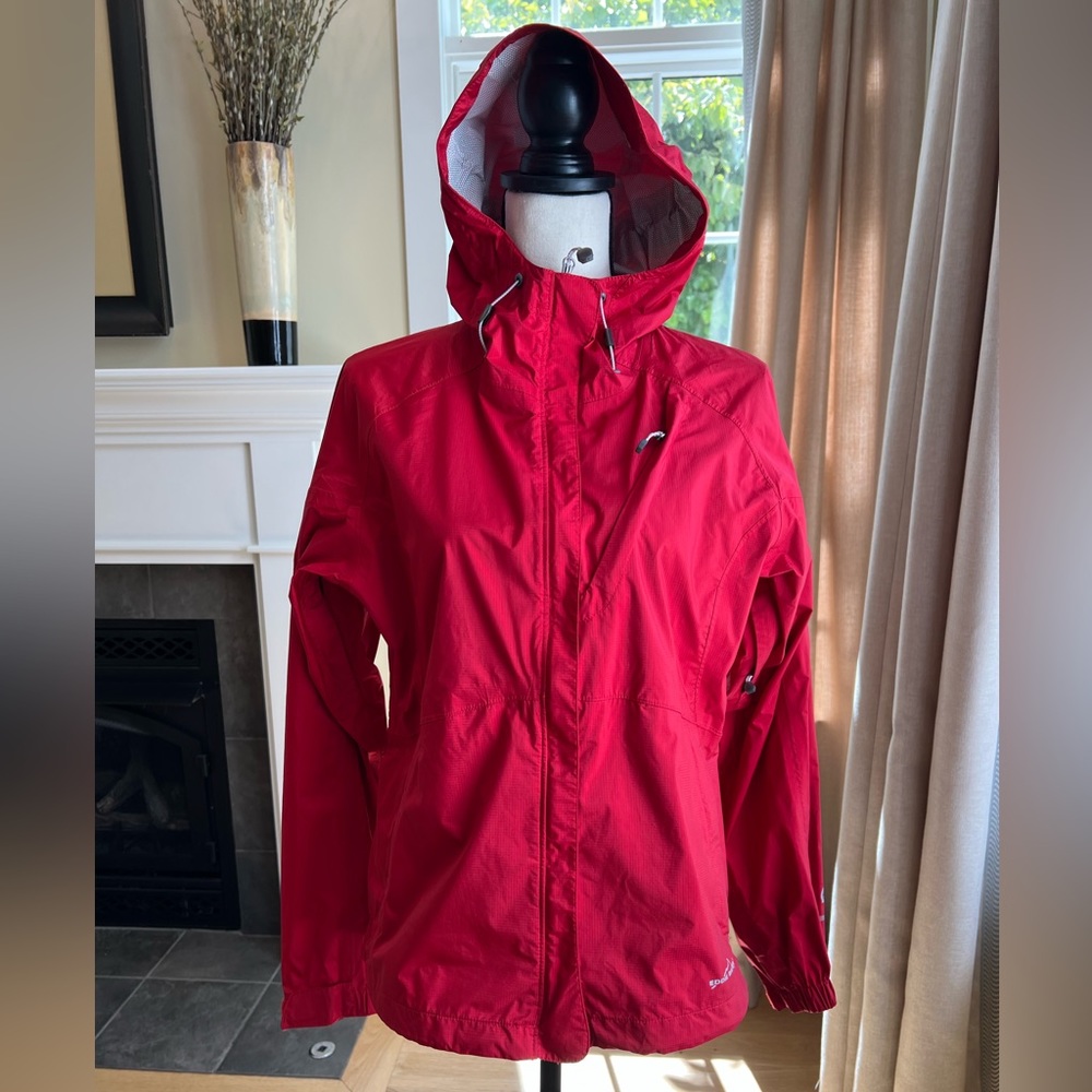 Eddie Bauer Women's Weatheredge 365 Waterproof Raincoat size S  Great Fe…
